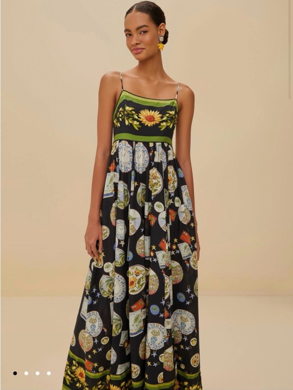 Farm Rio Souvenir Maxi Dress - M NWT